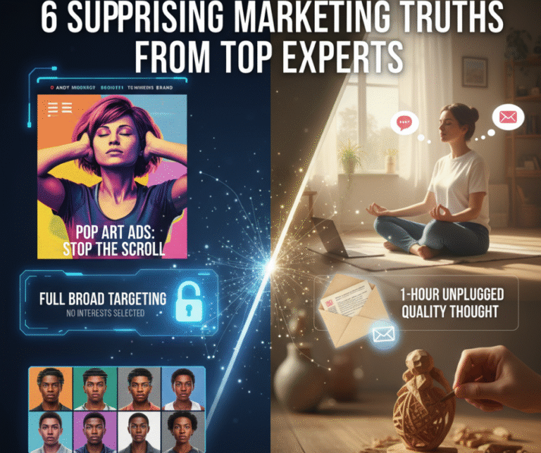 6 Surprising Marketing Truths From Top Experts (That Might Change Everything)