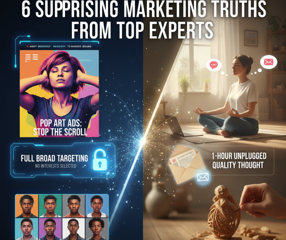 6 Surprising Marketing Truths From Top Experts (That Might Change Everything)