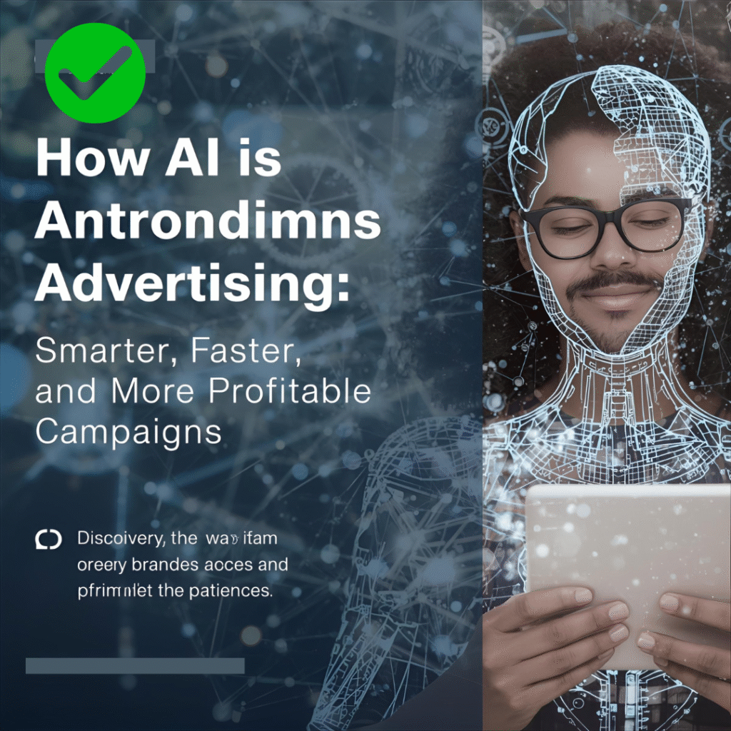 How AI Is Transforming Advertising: Smarter, Faster, and More Profitable Campaigns By Mahin Uddin | Social Media Marketing Expert